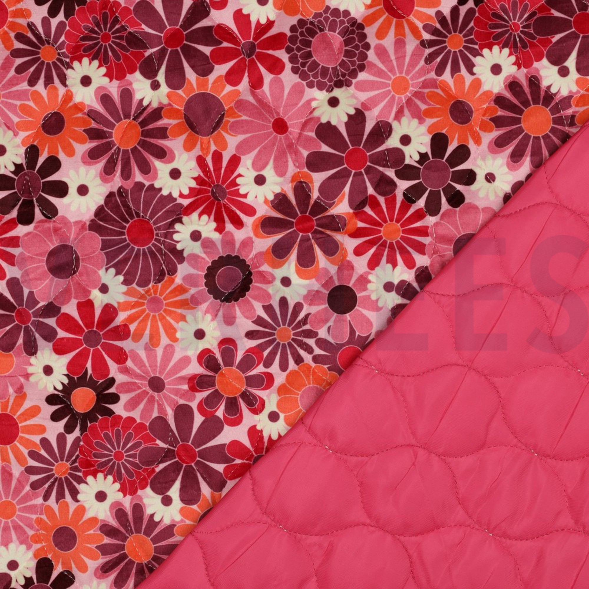 STEPPED VELVET DIGITAL FLOWERS FUCHSIA (high resolution) #4