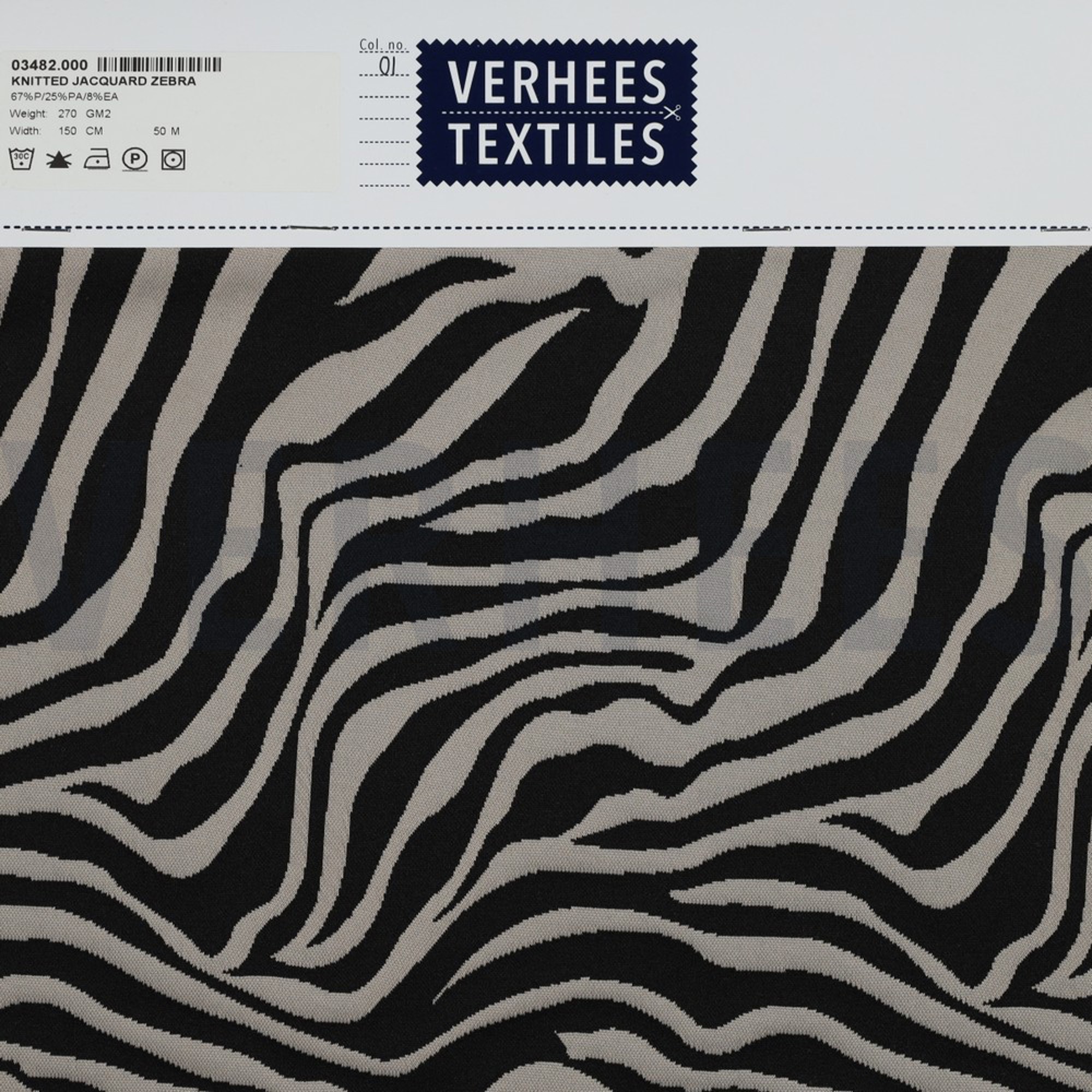 KNITTED JACQUARD ANIMAL SKIN BLACK (high resolution) #4