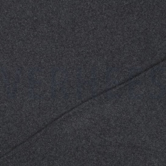COTTON FLEECE GOTS ANTHRACITE MELANGE #7