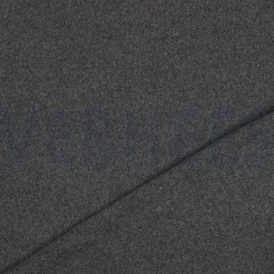 COTTON FLEECE GOTS DARK GREY MELANGE #7