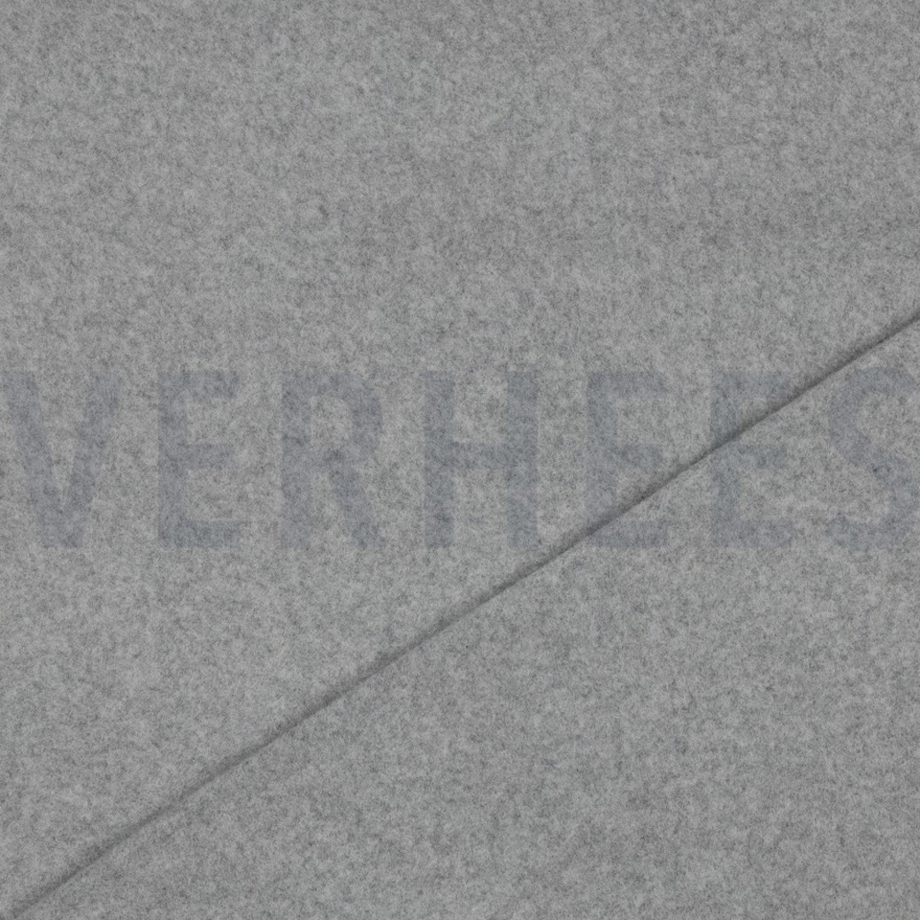 COTTON FLEECE GOTS LIGHT GREY MELANGE #4