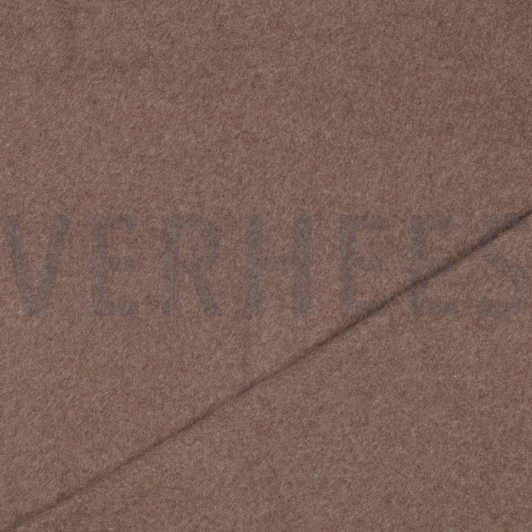 COTTON FLEECE GOTS MOCHA MELANGE #4