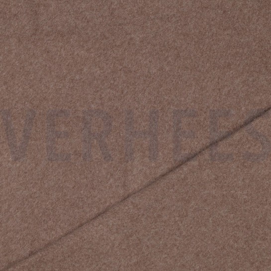 COTTON FLEECE GOTS MOCHA MELANGE #7