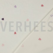 TEDDY EMBROIDERY HEARTS ECRU (thumbnail) #4