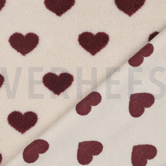 TEDDY JACQUARD HERZEN ROUGE #7