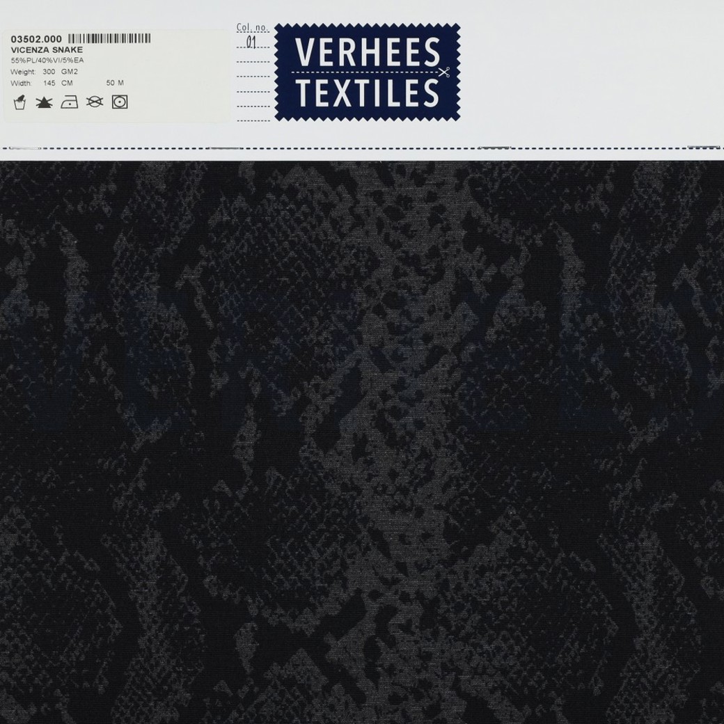 VICENZA ANIMAL SKIN DARK BLUE #4