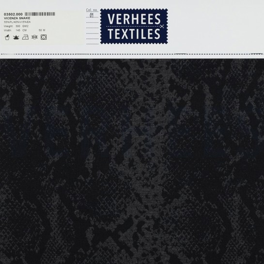 PUNTA VICENZA ANIMAL SKIN DARK BLUE #7
