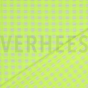 COTTON YARN DYED NEON CHECKS YELLOW (thumbnail) #4