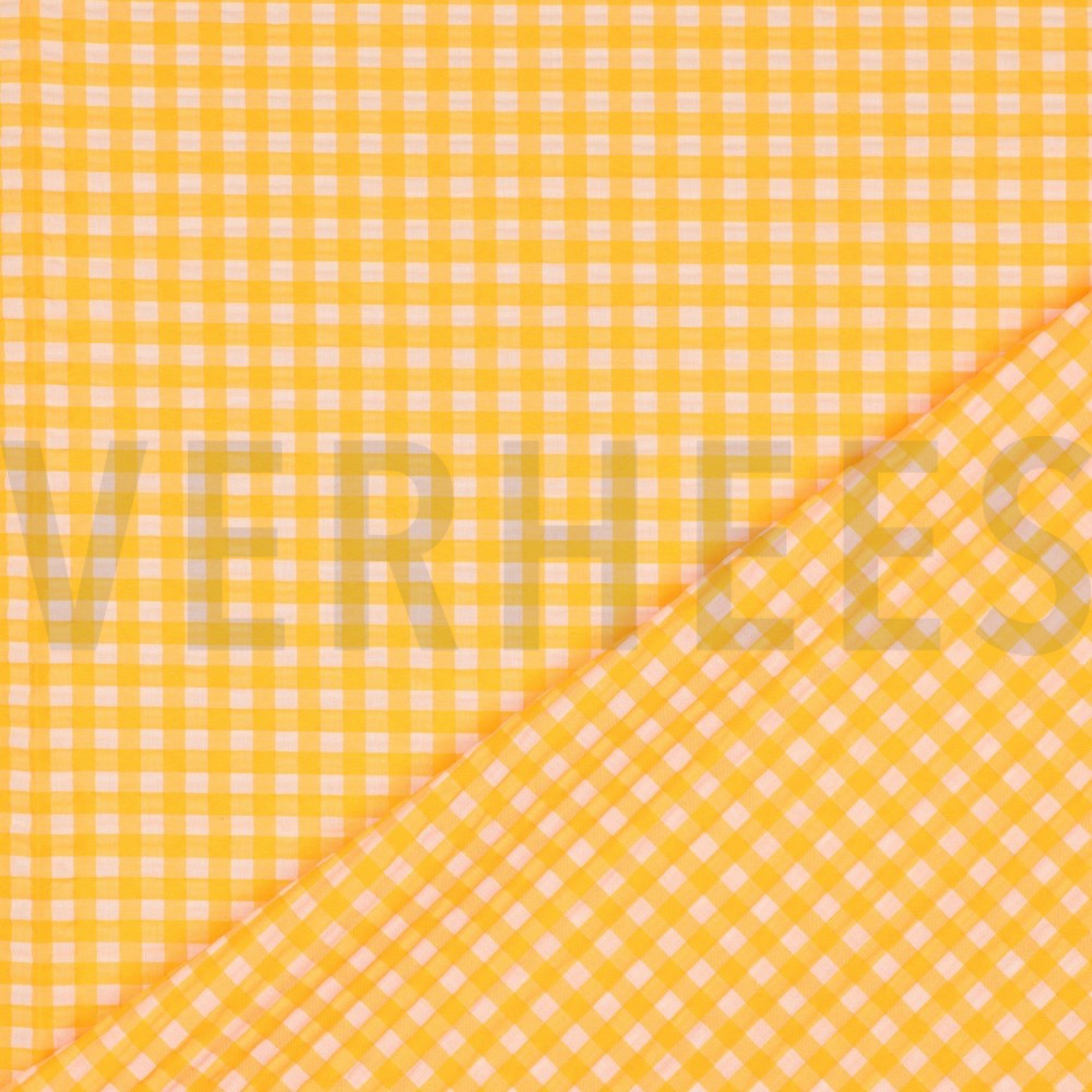 COTTON YARN DYED NEON CHECKS ORANGE (high resolution) #4