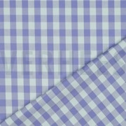 COTTON YARN DYED CHECKS LAVENDER / LIGHT GREEN (thumbnail) #4