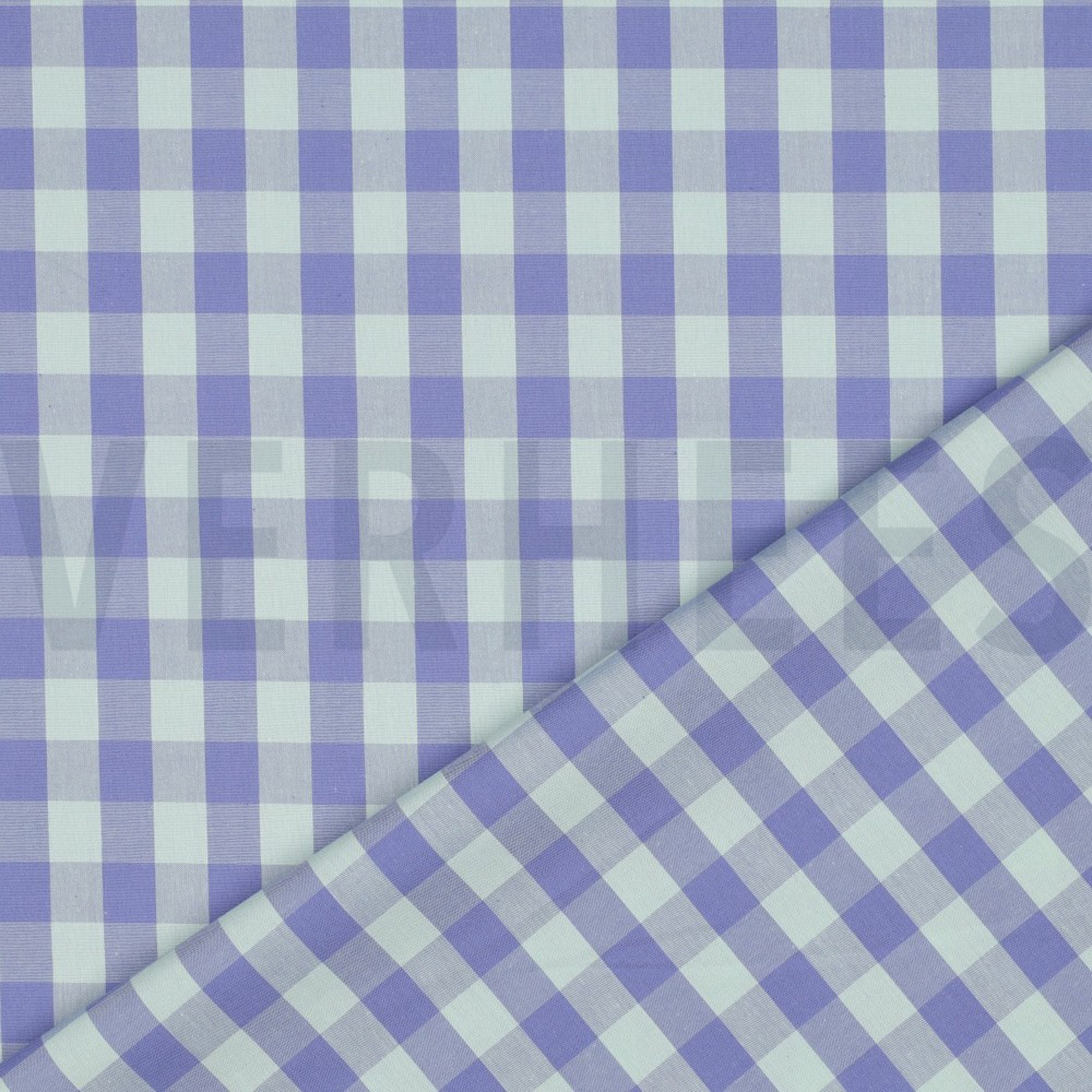 COTTON YARN DYED CHECKS LAVENDER / LIGHT GREEN (high resolution) #4