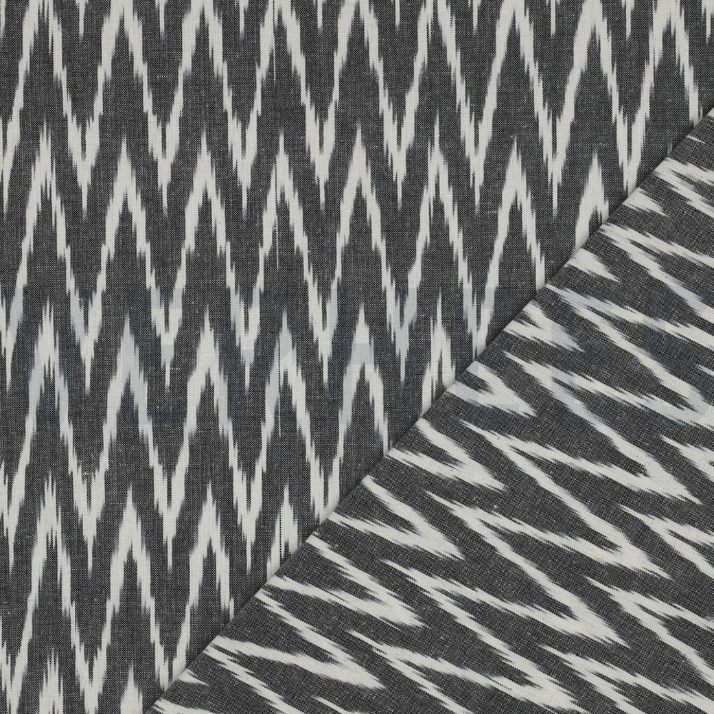 COTTON IKAT GREY #4