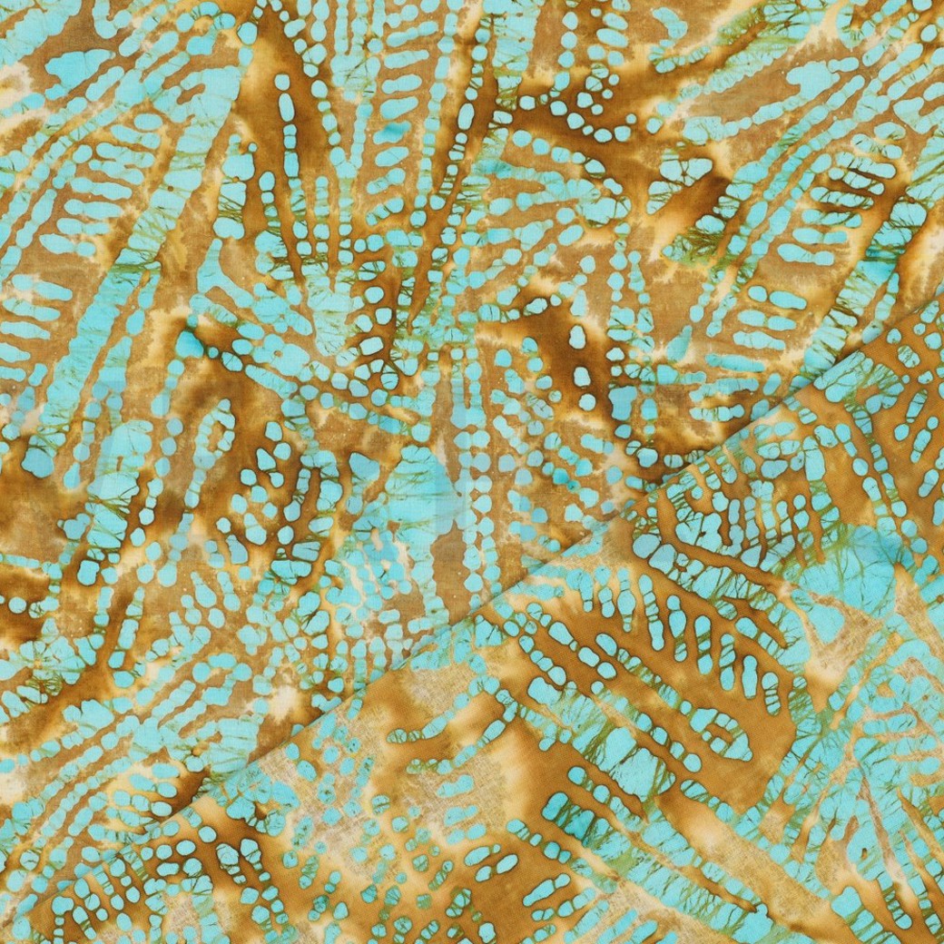 UNIQUE CRAFTED BATIK COTTON GOLD #4