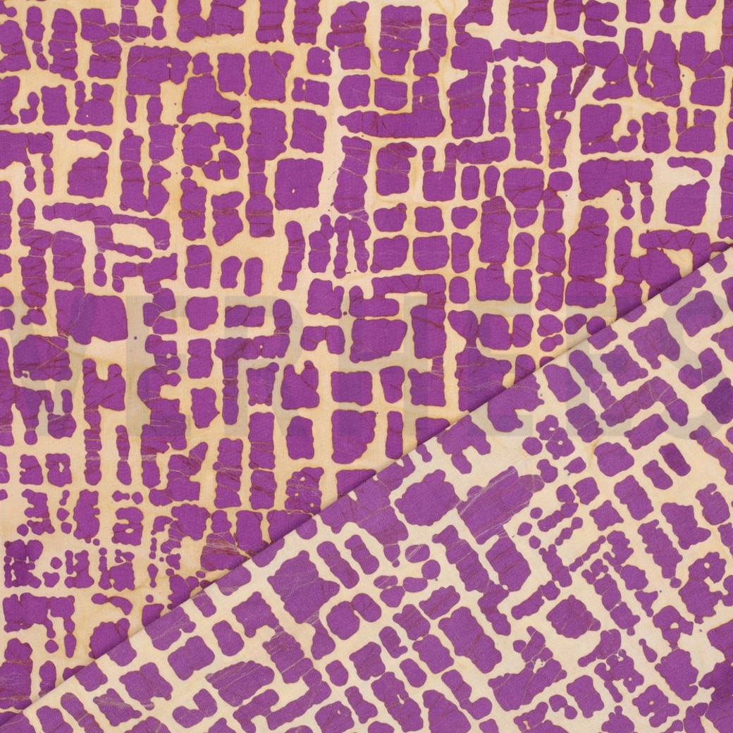 UNIQUE CRAFTED BATIK COTTON VIOLET #4