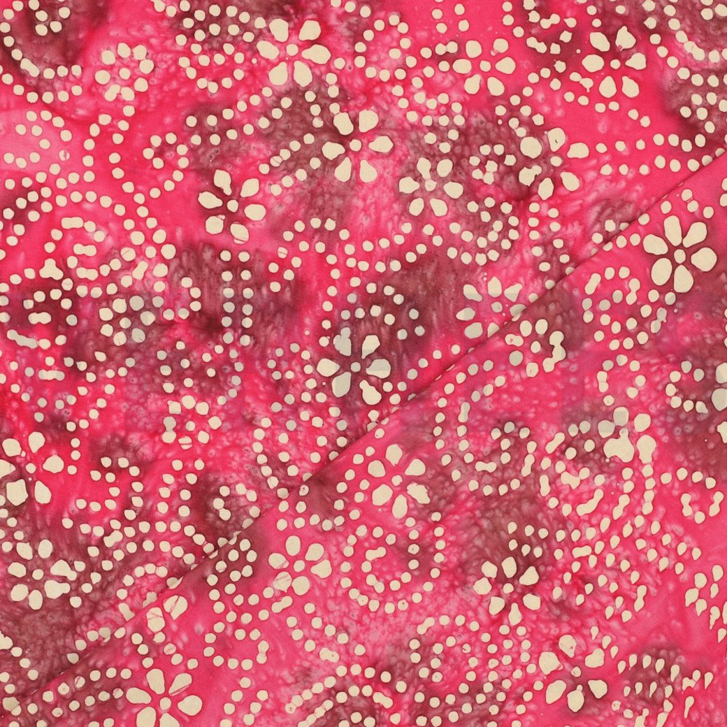 UNIQUE CRAFTED BATIK COTTON CERISE #4