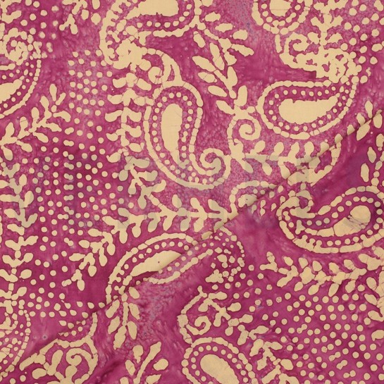 BATIK COTON FAIT MAIN VOILE VIOLET #7