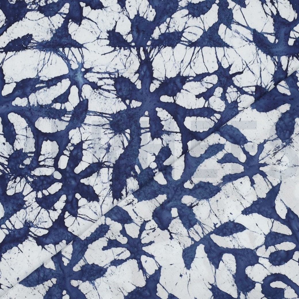 UNIQUE CRAFTED BATIK VISCOSE INDIGO #4