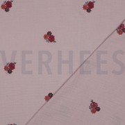 DOUBLE GAUZE EMBROIDERY FLOWERS SOFT ROSE (thumbnail) #4