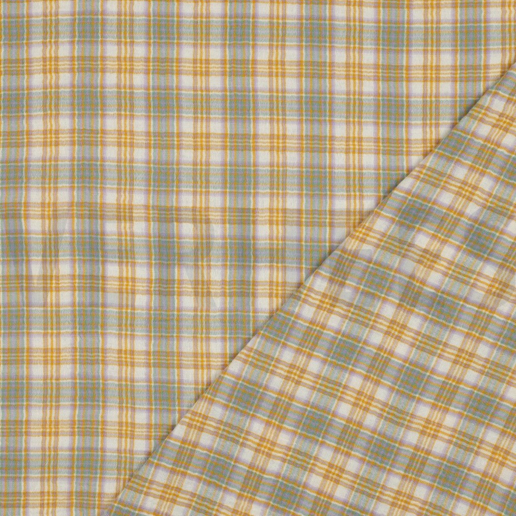 DOUBLE GAUZE YARN DYED CHECKS MULTICOLOUR #4