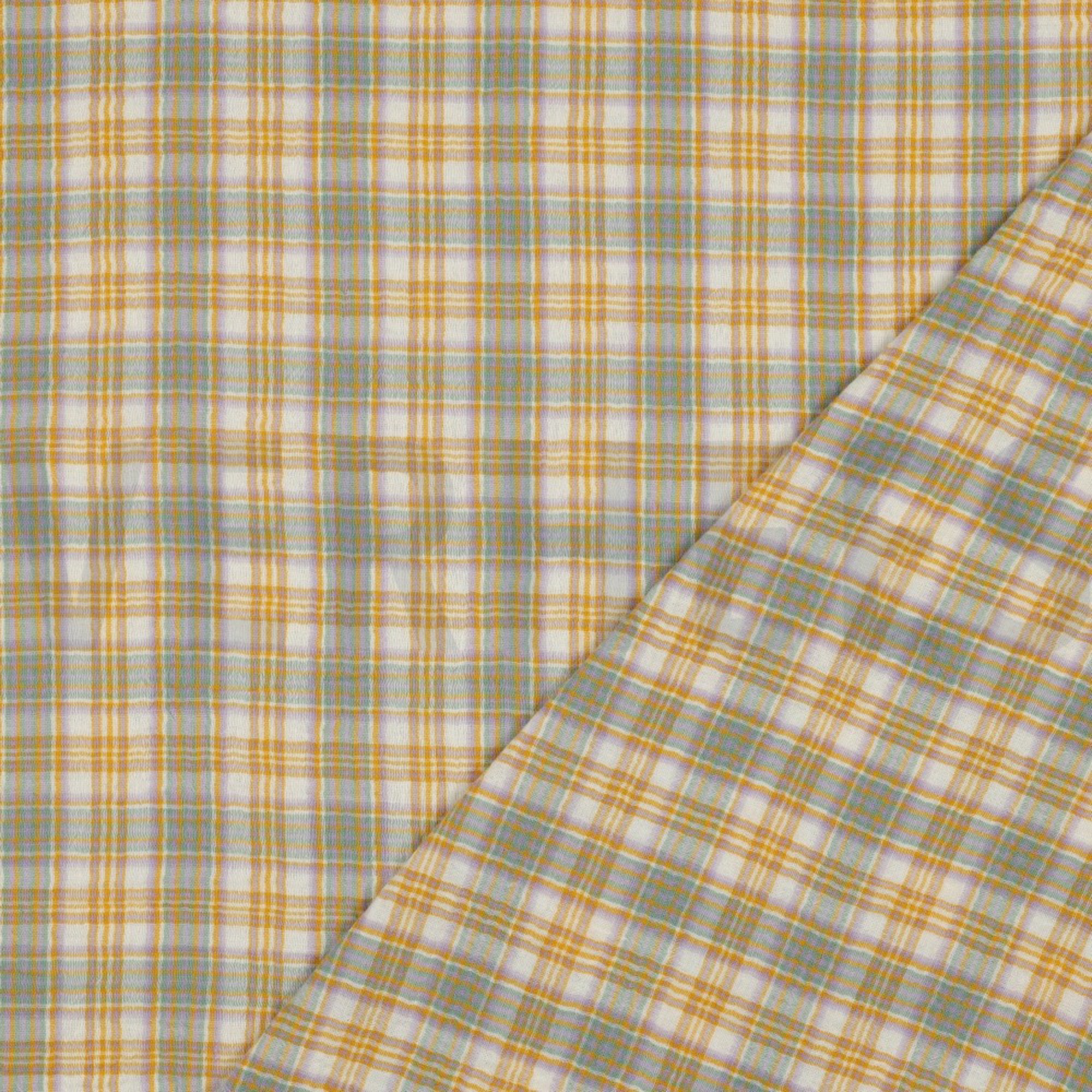 DOUBLE GAUZE YARN DYED CHECKS MULTICOLOUR (high resolution) #4