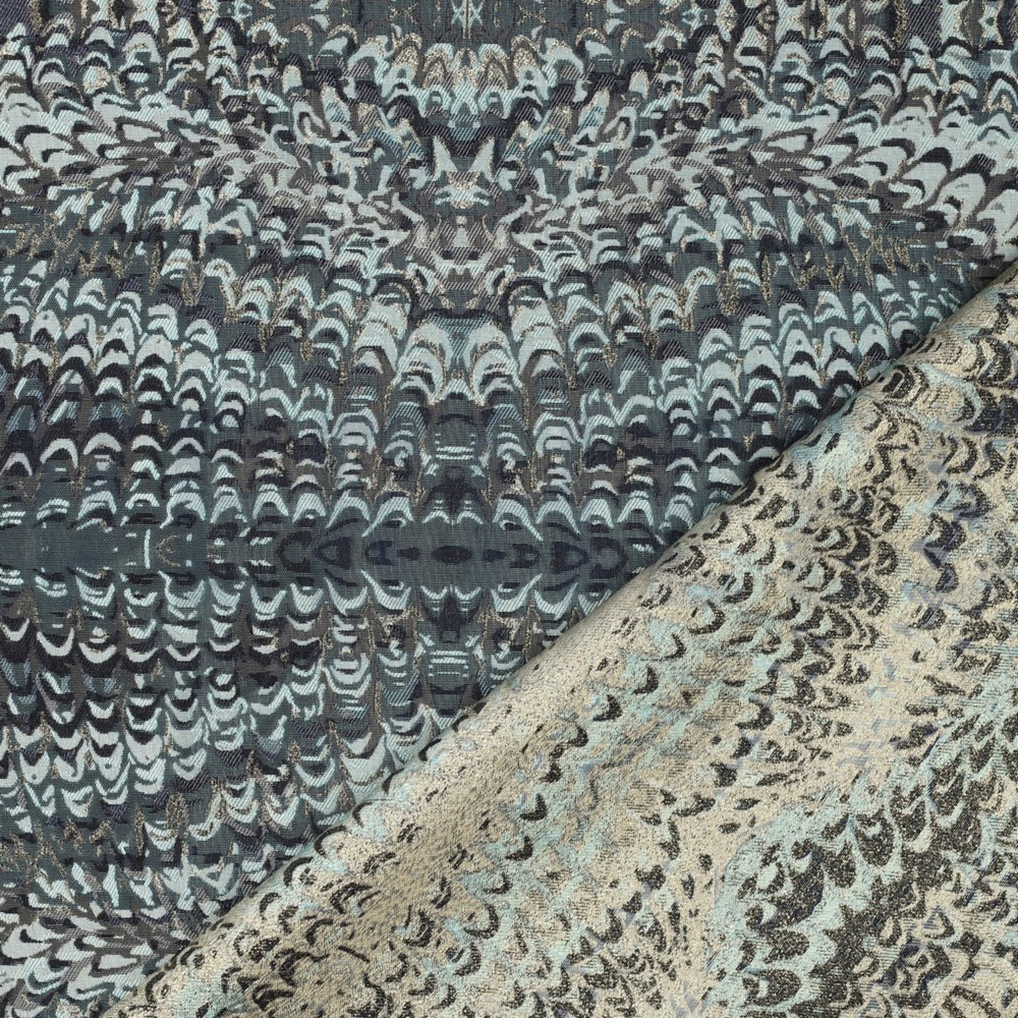 JACQUARD ABSTRACT LUREX PINE (high resolution) #4