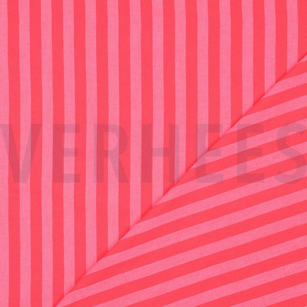 COTTON YARN DYED STRIPES PINK #4