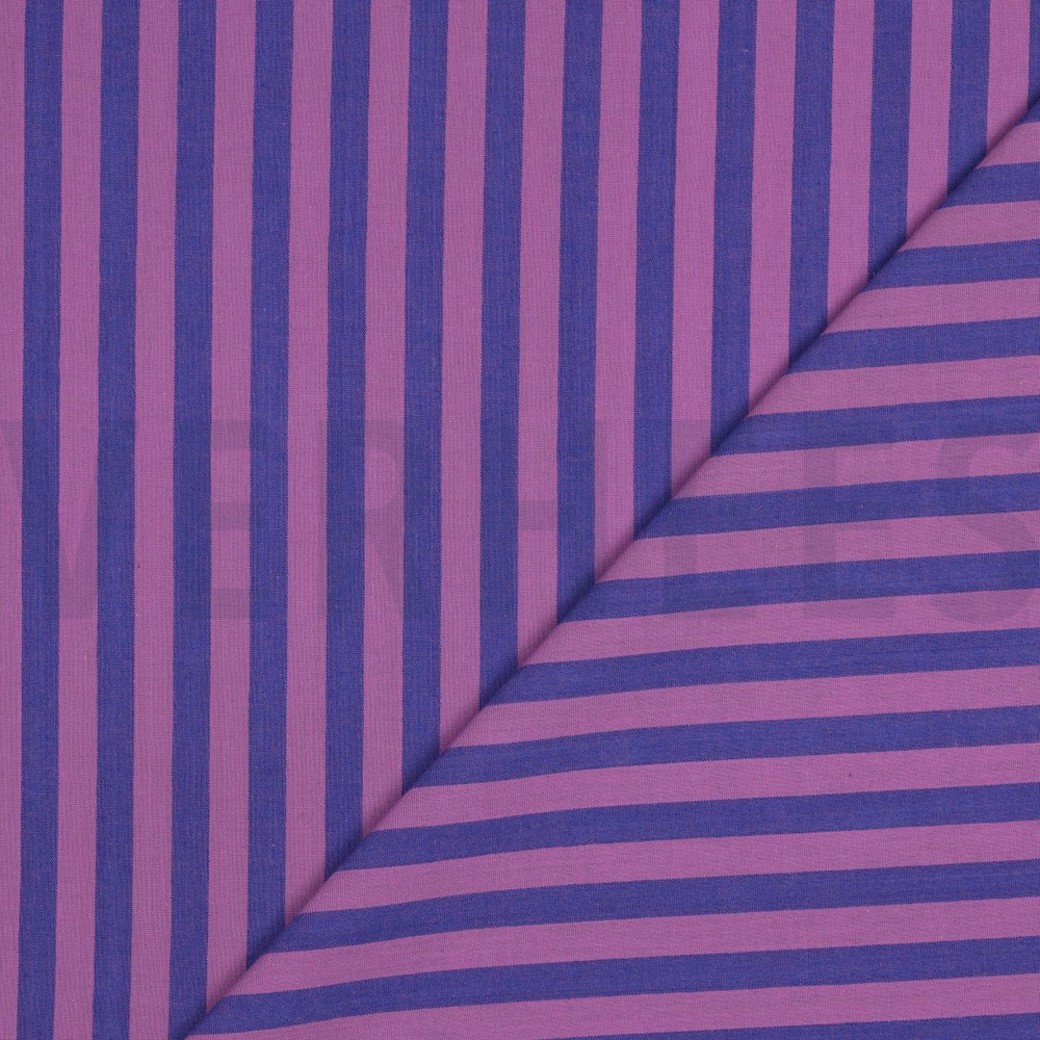 COTTON YARN DYED STRIPES PURPLE #4