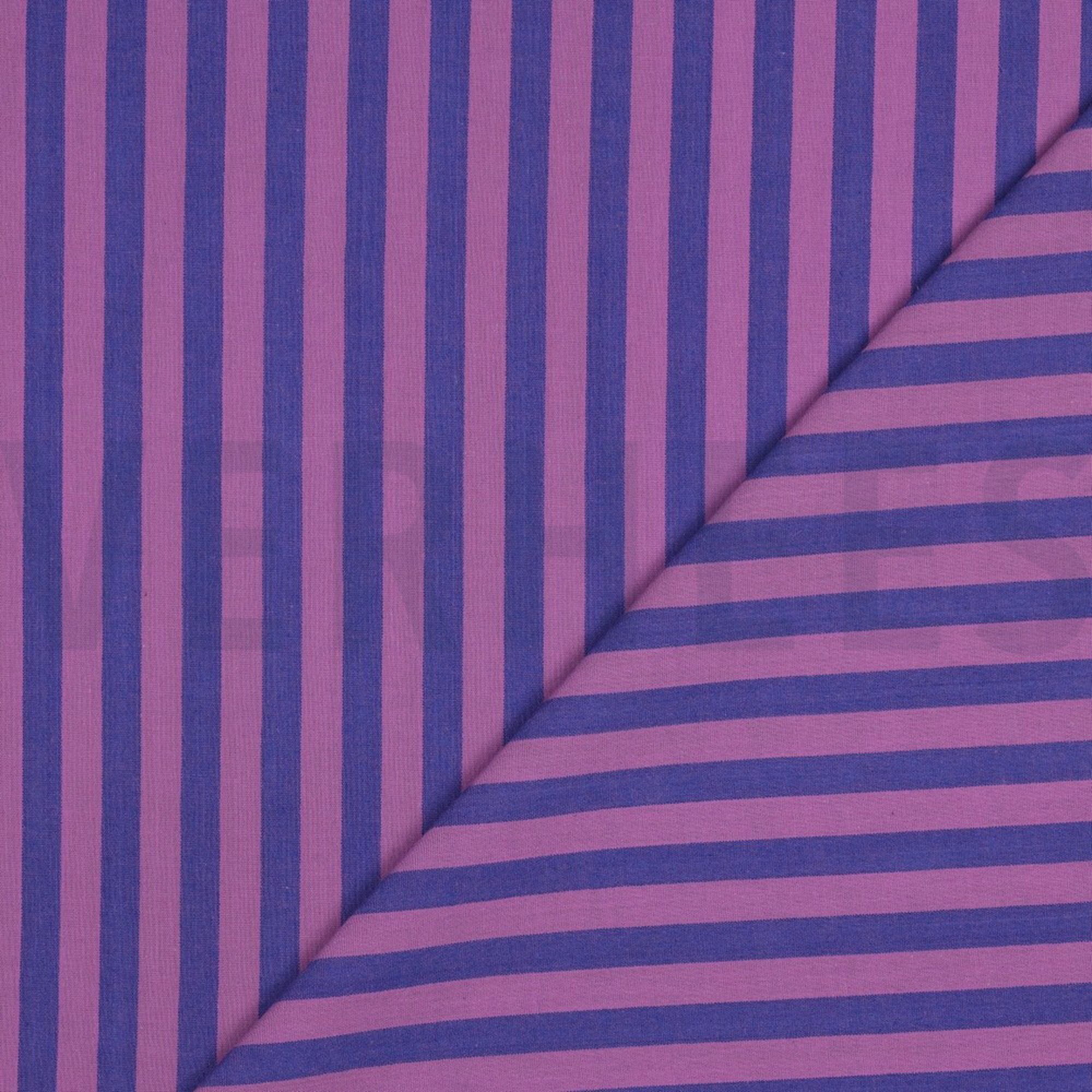 COTTON YARN DYED STRIPES PURPLE (high resolution) #4