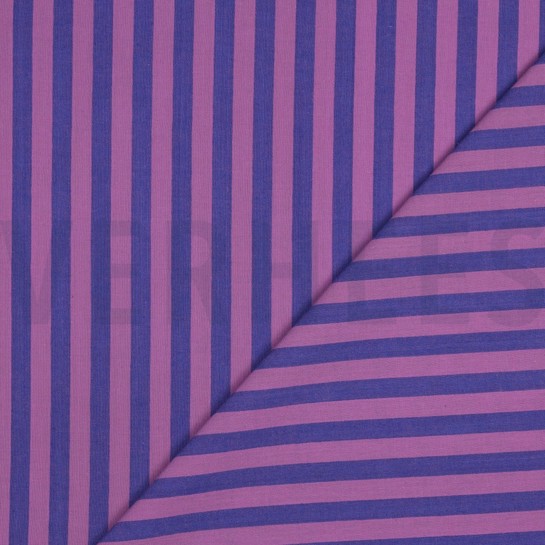 COTTON YARN DYED STRIPES PURPLE #7