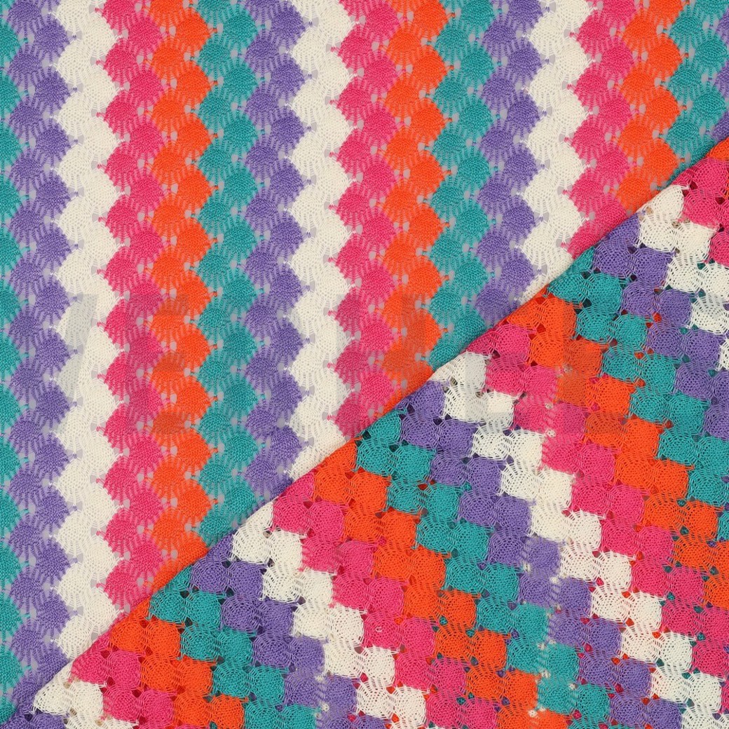 KNITTED CROCHET MULTICOLOUR #4