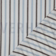COTTON SEERSUCKER YARN DYED STRIPES BLUE / BROWN (thumbnail) #4
