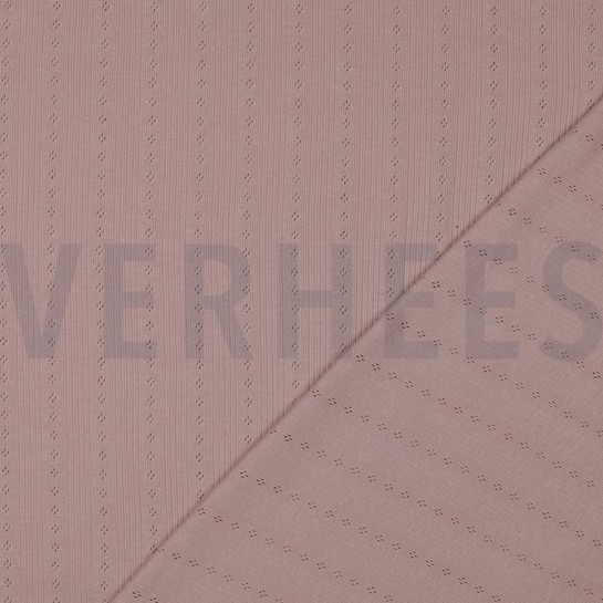 FEINSTRICKJERSEY AJOUR SANFTES LILA #7