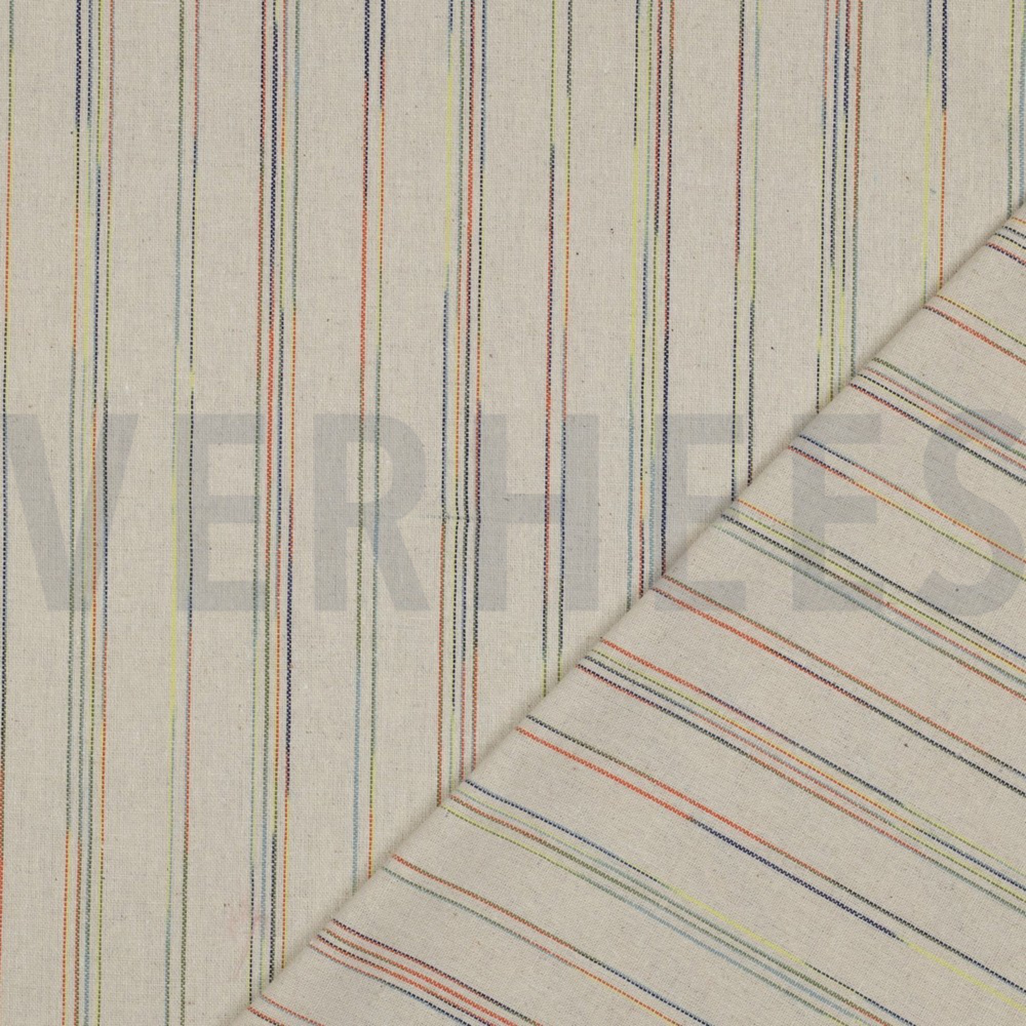 LINEN VISCOSE STRIPES MULTICOLOUR (high resolution) #4