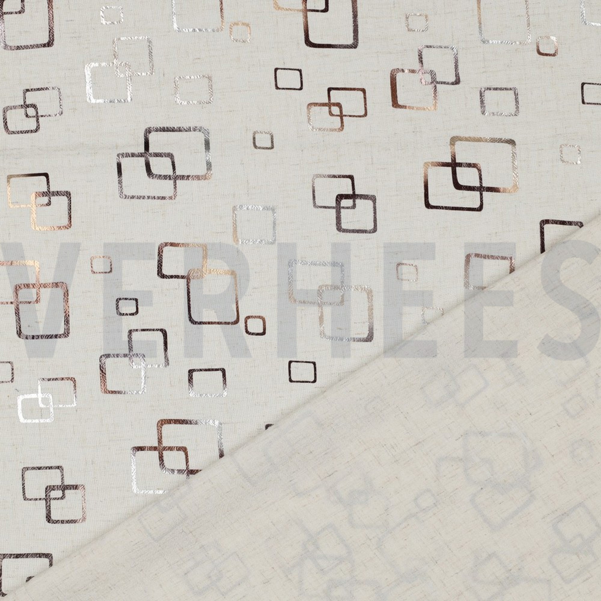 LINEN VISCOSE FOIL GRAPHIC BRONZE (high resolution) #4