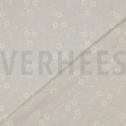 LINEN EMBROIDERY FLOWERS NATURAL (thumbnail) #4