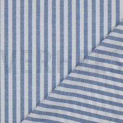 COTTON YARN DYED STRIPES BLUE (thumbnail) #4