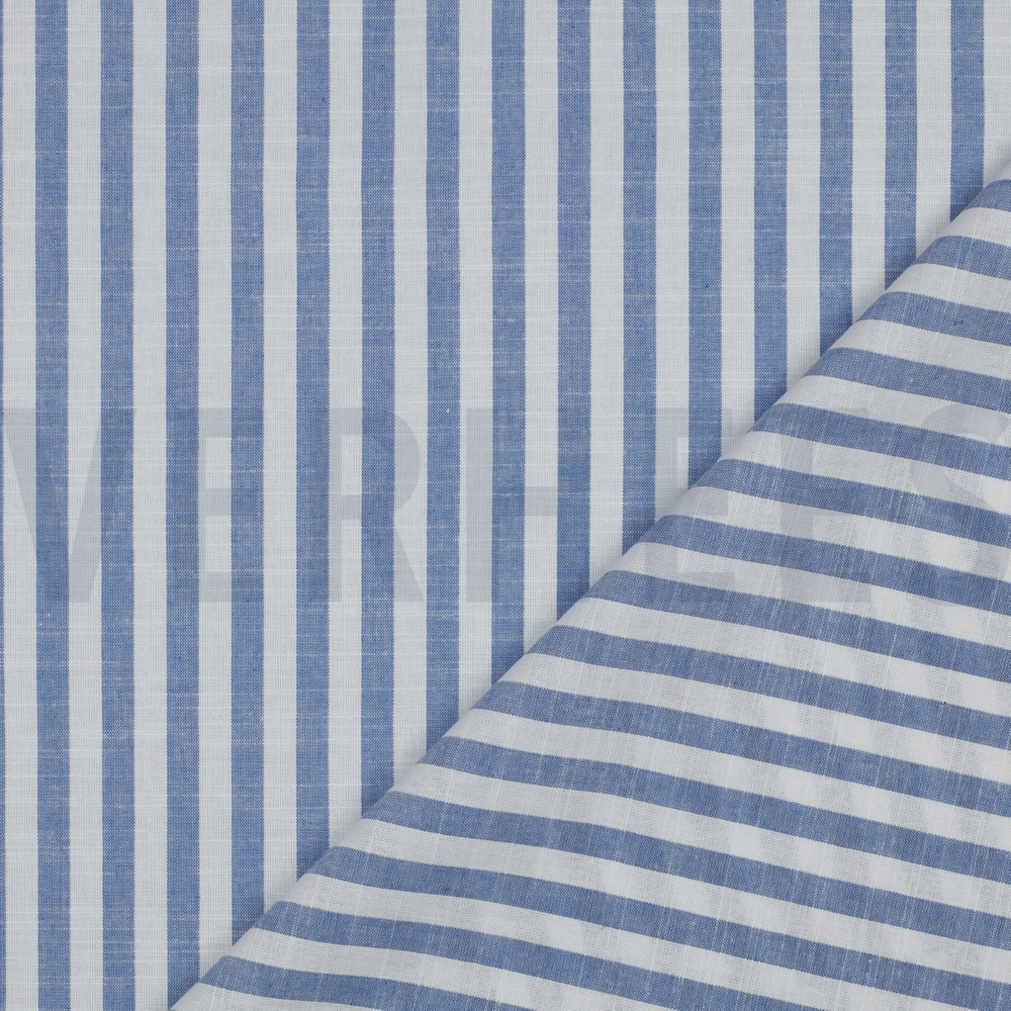 COTTON YARN DYED STRIPES BLUE (high resolution) #4