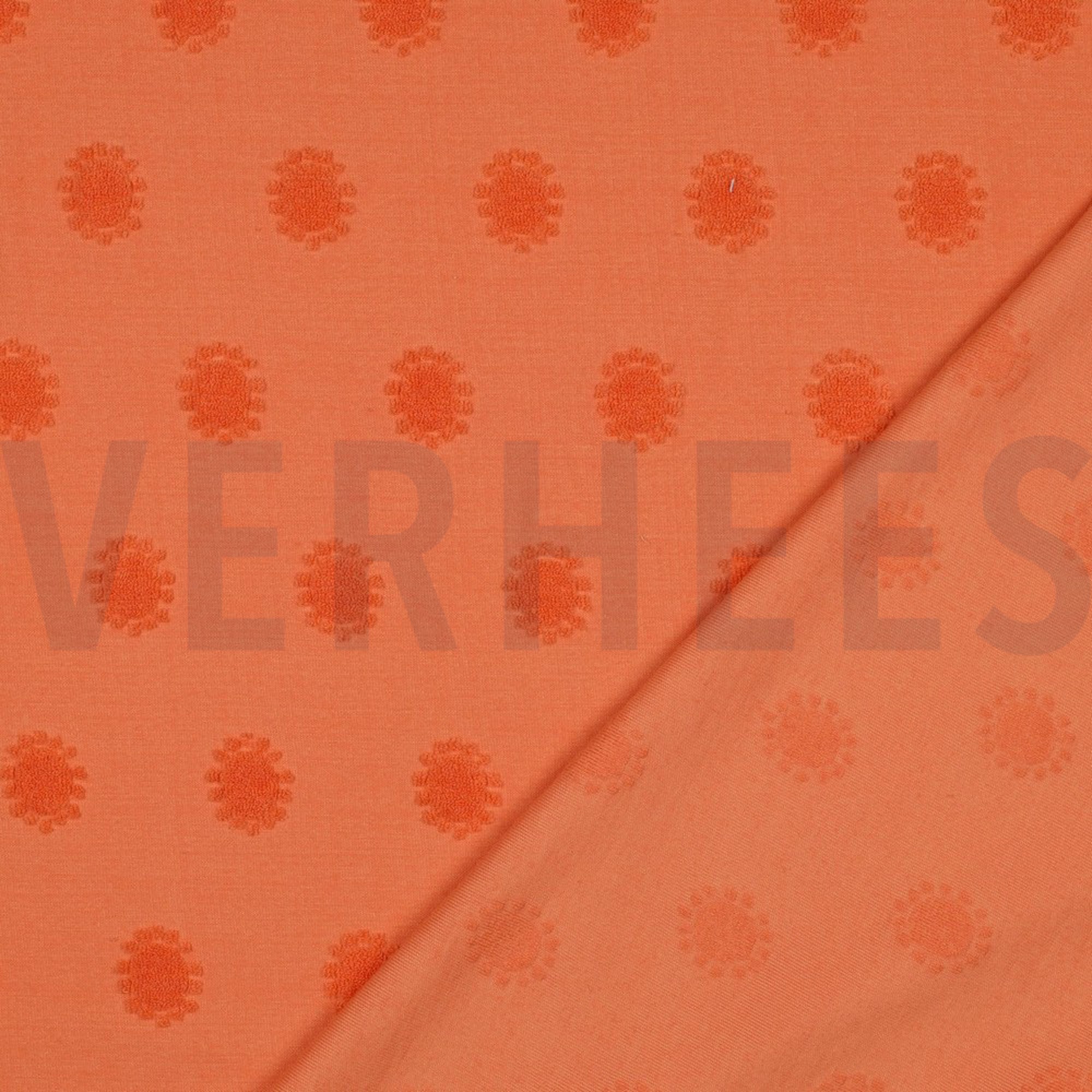 COTTON TOWELING KNIT SUN ORANGE (high resolution) #4