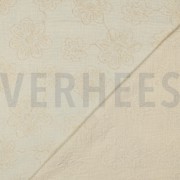 DOUBLE GAUZE EMBROIDERY FLOWERS NATURAL WASHED (thumbnail) #4
