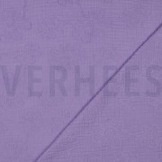 DOUBLE GAUZE EMBROIDERY FLOWERS LILAC (thumbnail) #4