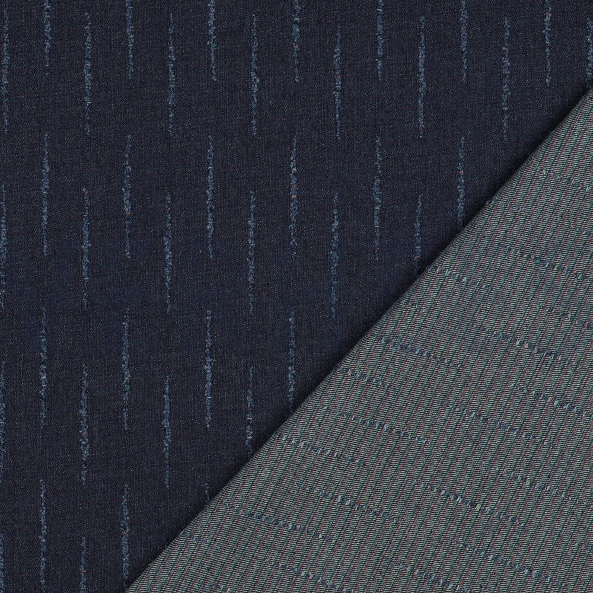 DENIM JACQUARD STRIPES JEANS (high resolution) #4