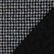 STEPPED PIED DE POULE FOIL SPANGLES BLACK/ PASTEL FOIL SPANGLES (thumbnail) #4