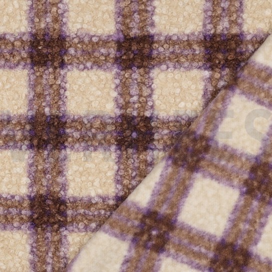 BOUCLÉ CHECKS GRAPE #7