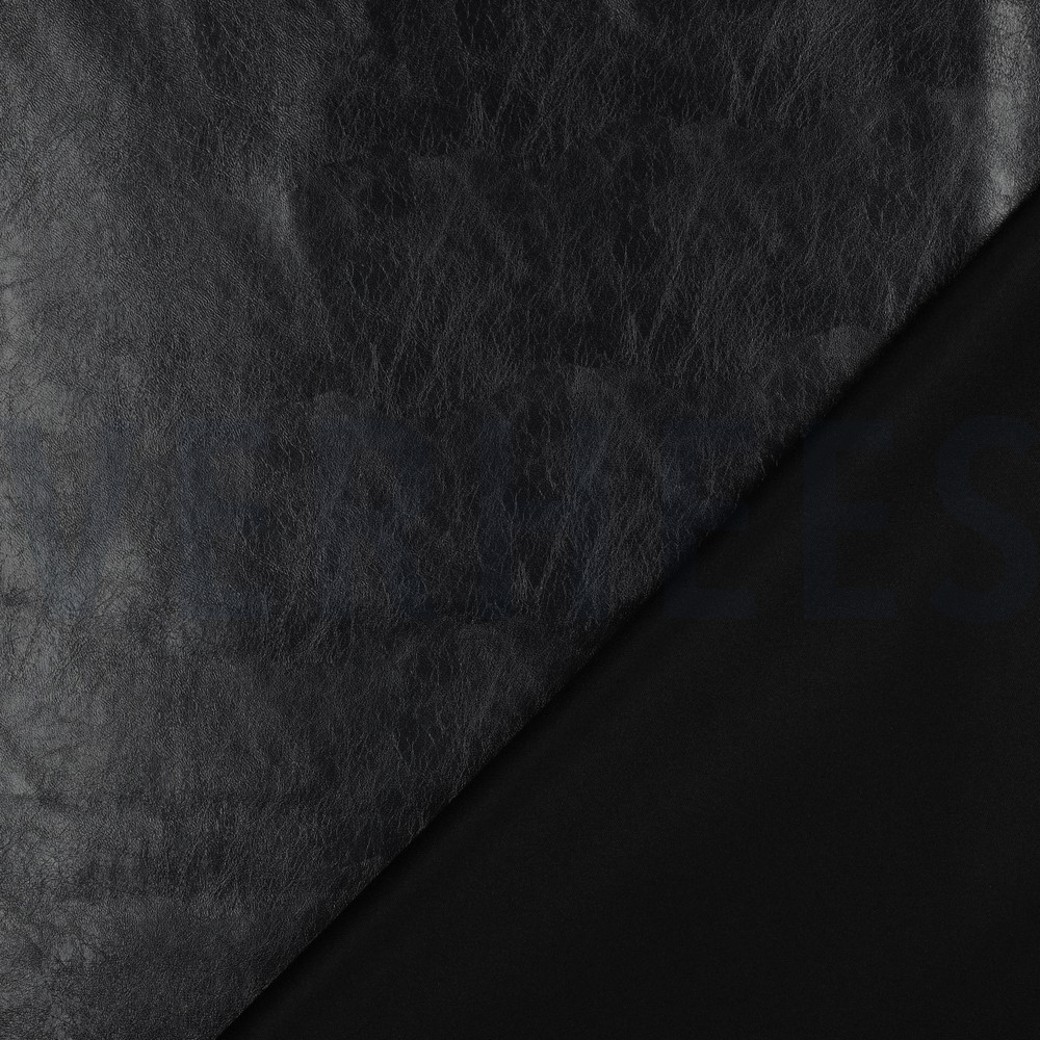 FAUX LEATHER SHINY STRETCH BLACK #4
