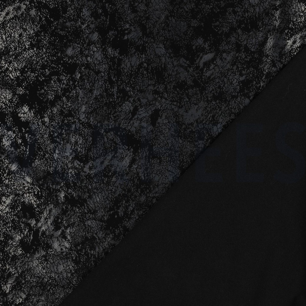 FAUX LEATHER STRUCTURE BLACK #4