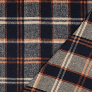 BRUSHED YARN DYED CHECKS NAVY (thumbnail) #4