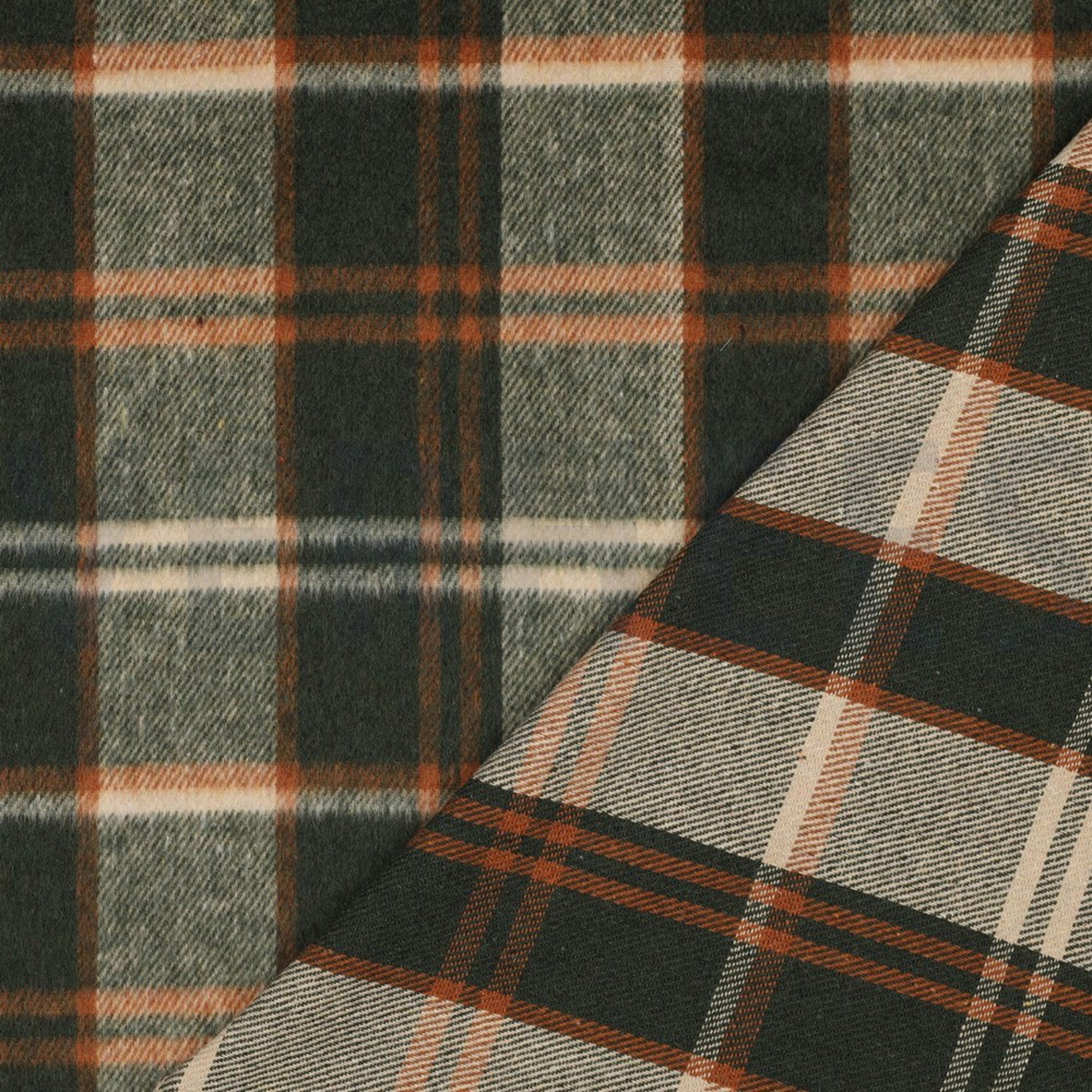 BRUSHED YARN DYED CHECKS GREEN (high resolution) #4