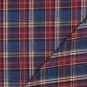 BRUSHED YARN DYED CHECKS BORDEAUX (thumbnail) #4