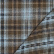 BRUSHED YARN DYED CHECKS BLUE (thumbnail) #4