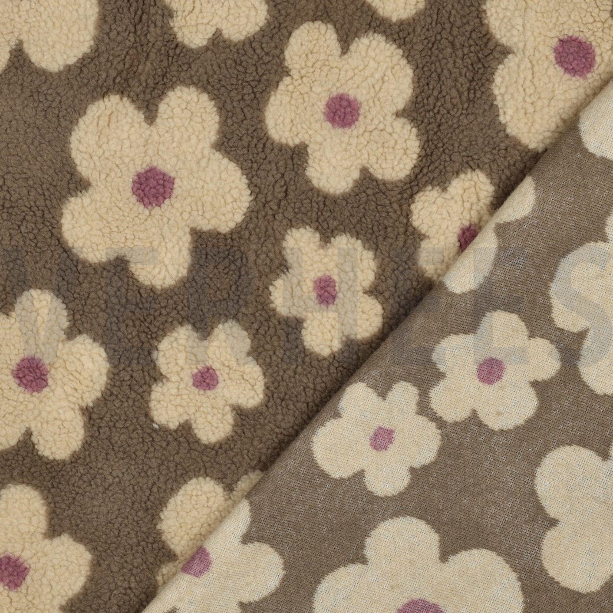 TEDDY JACQUARD FLOWERS TAUPE / BEIGE (high resolution) #4